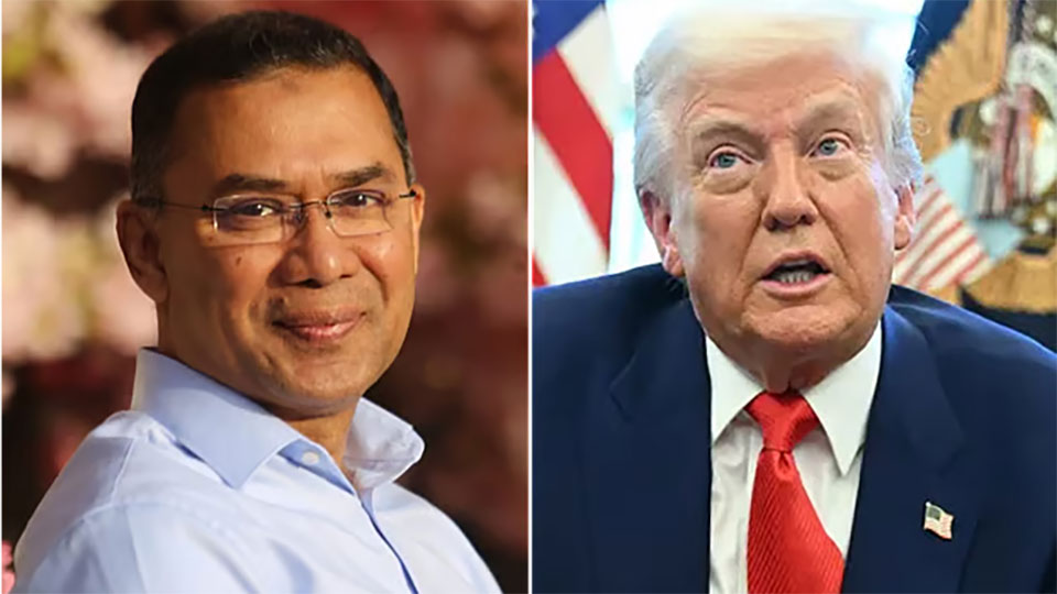 তারেক রহমানকে অভিনন্দন জানিয়ে ট্রাম্পের চিঠি