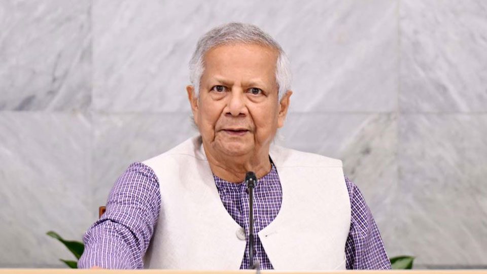প্রধান উপদেষ্টা অধ্যাপক ড. মুহাম্মদ ইউনূস। ফাইল ছবি