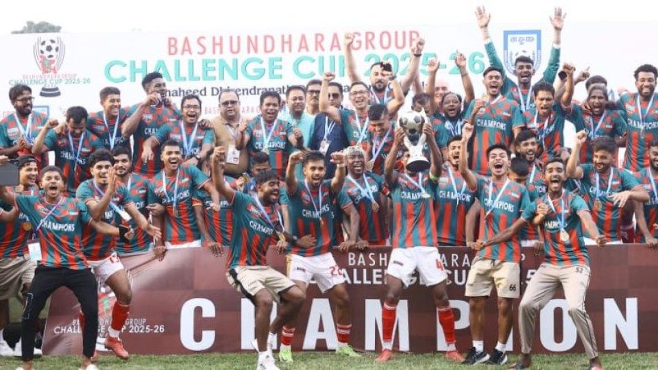 চ্যালেঞ্জ কাপে ৪-১ গোলে মোহামেডানকে হারিয়েছে কিংস। ছবি : বাফুফে